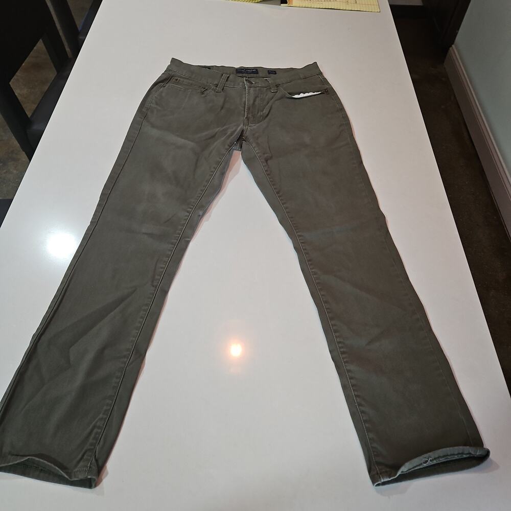 Mens Lucky Brand 410 Athletic Slim Pants 29x30 Gray